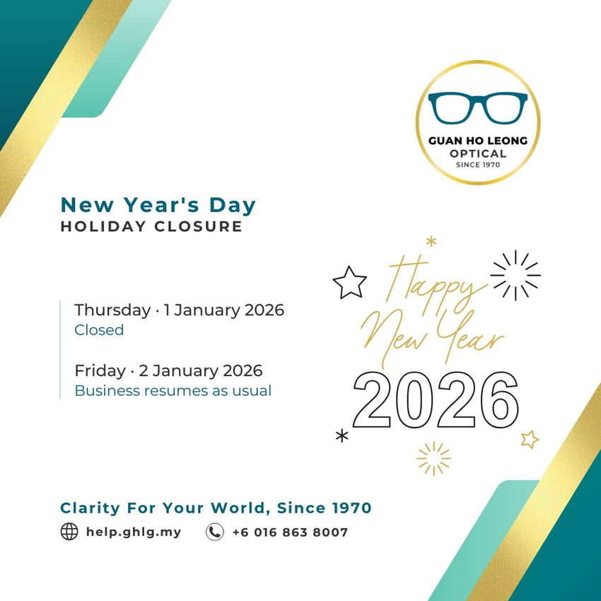 A festive New Year notice graphic for Guan Ho Leong